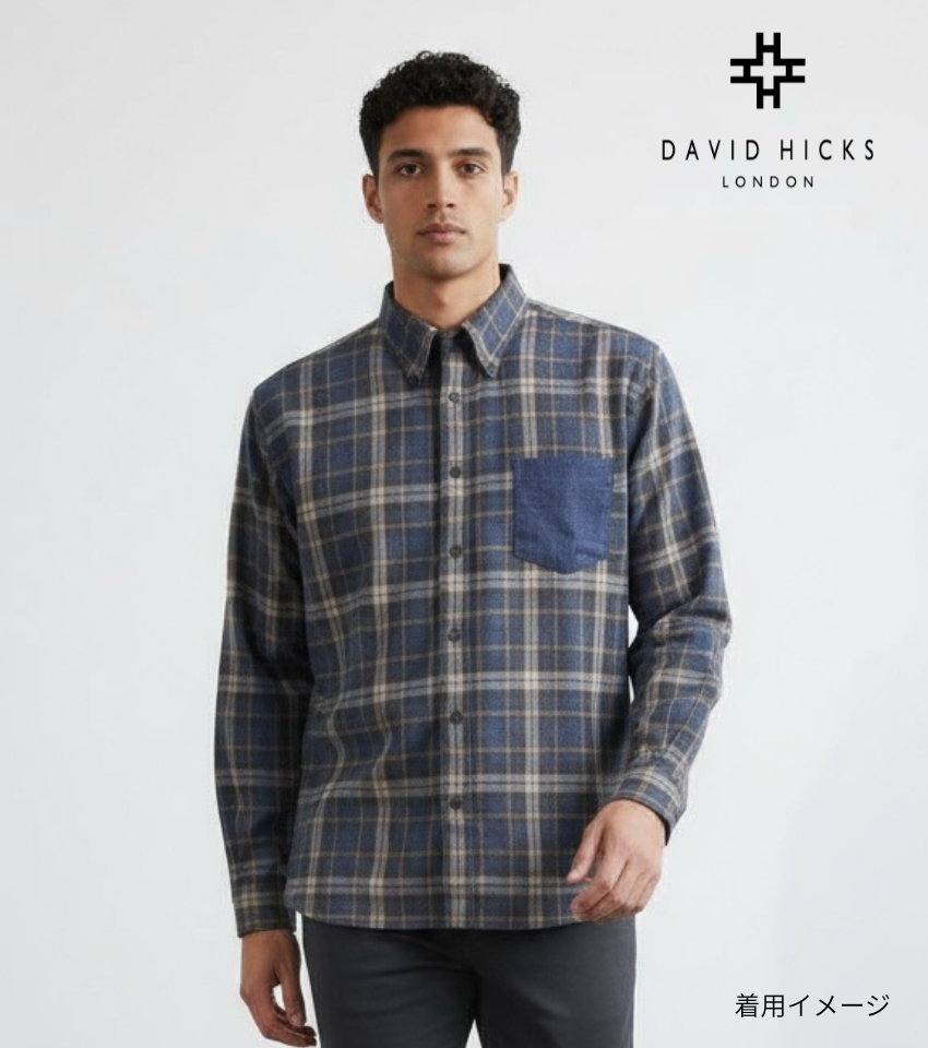 ビエラ切替ネルシャツ ネイビー M L LL – DAVID HICKS ONLINE STORE