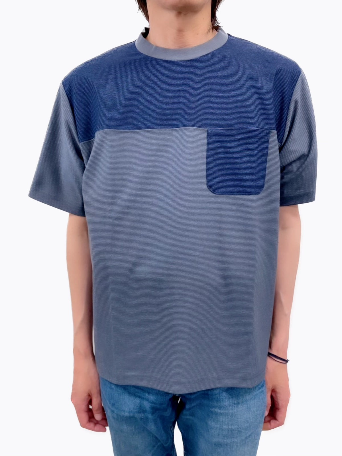 【デービッドヒックス】サイロボーダーTシャツ ネイビー