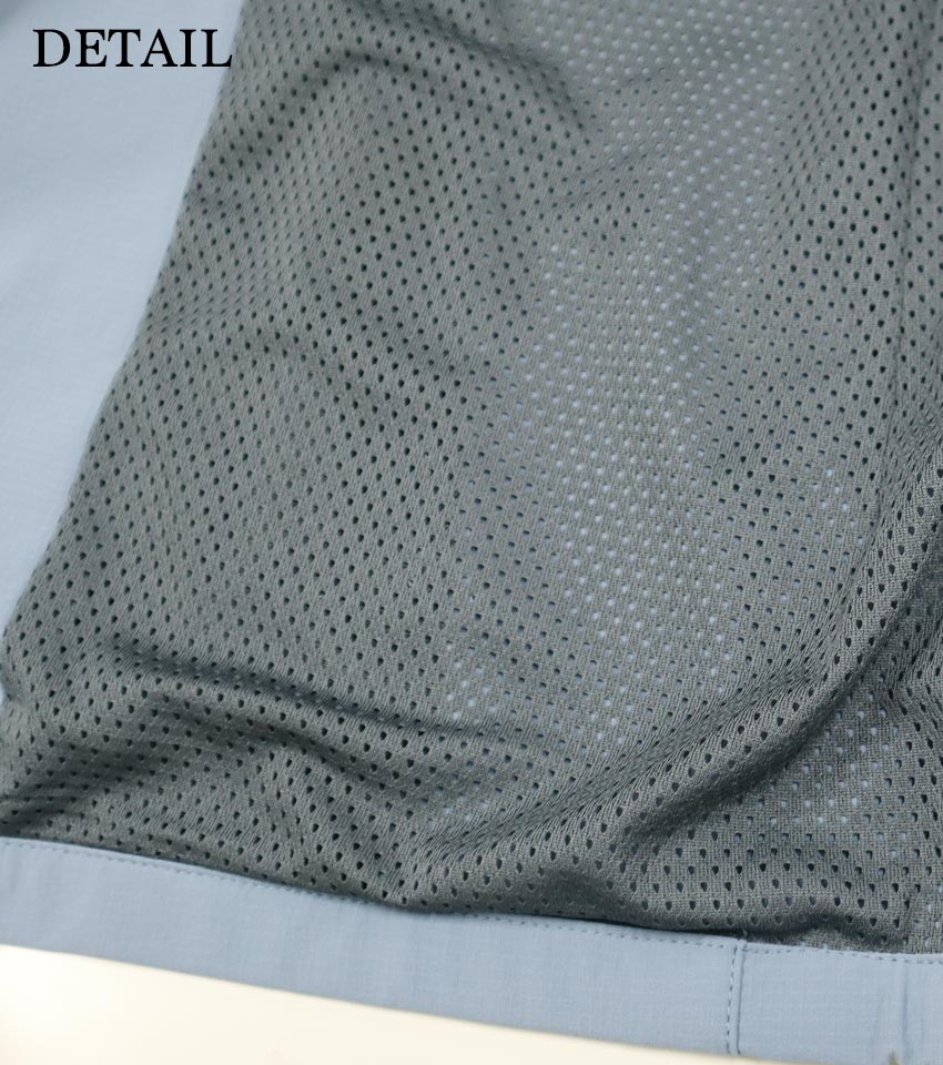 リップストップストレッチトラベルJK ブルー M L LL