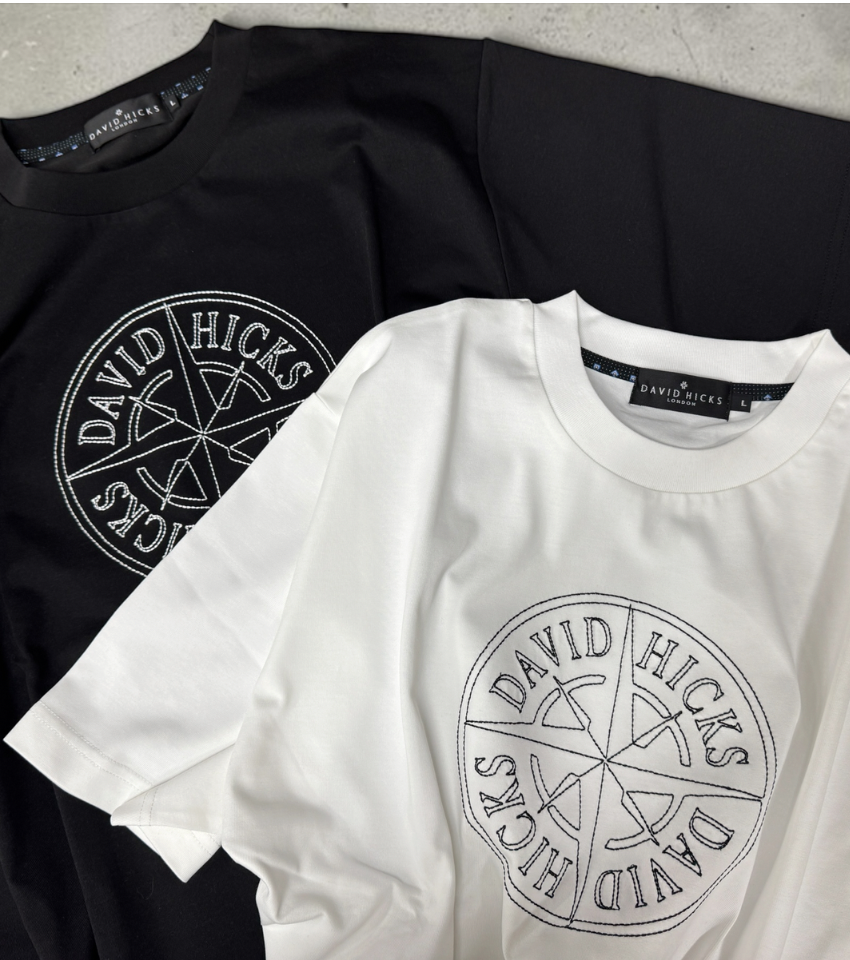 <新作>刺繍ロゴシャツ【デービッドヒックス】