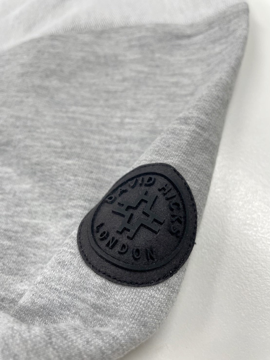 【デービッドヒックス】7分袖切替Tシャツ グレー