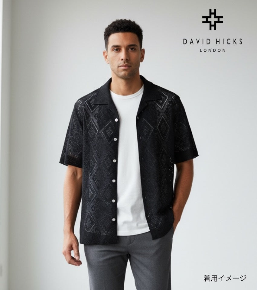 ＜新作＞メッシュOPシャツ【デービッドヒックス】