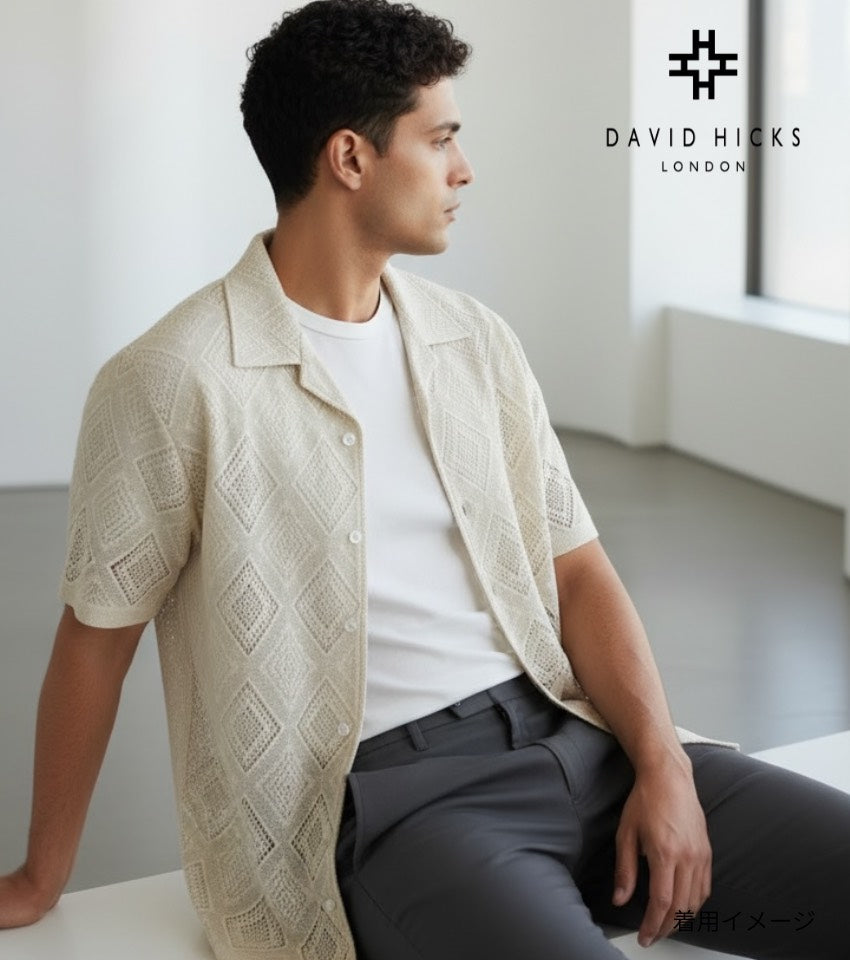 ＜新作＞メッシュOPシャツ【デービッドヒックス】