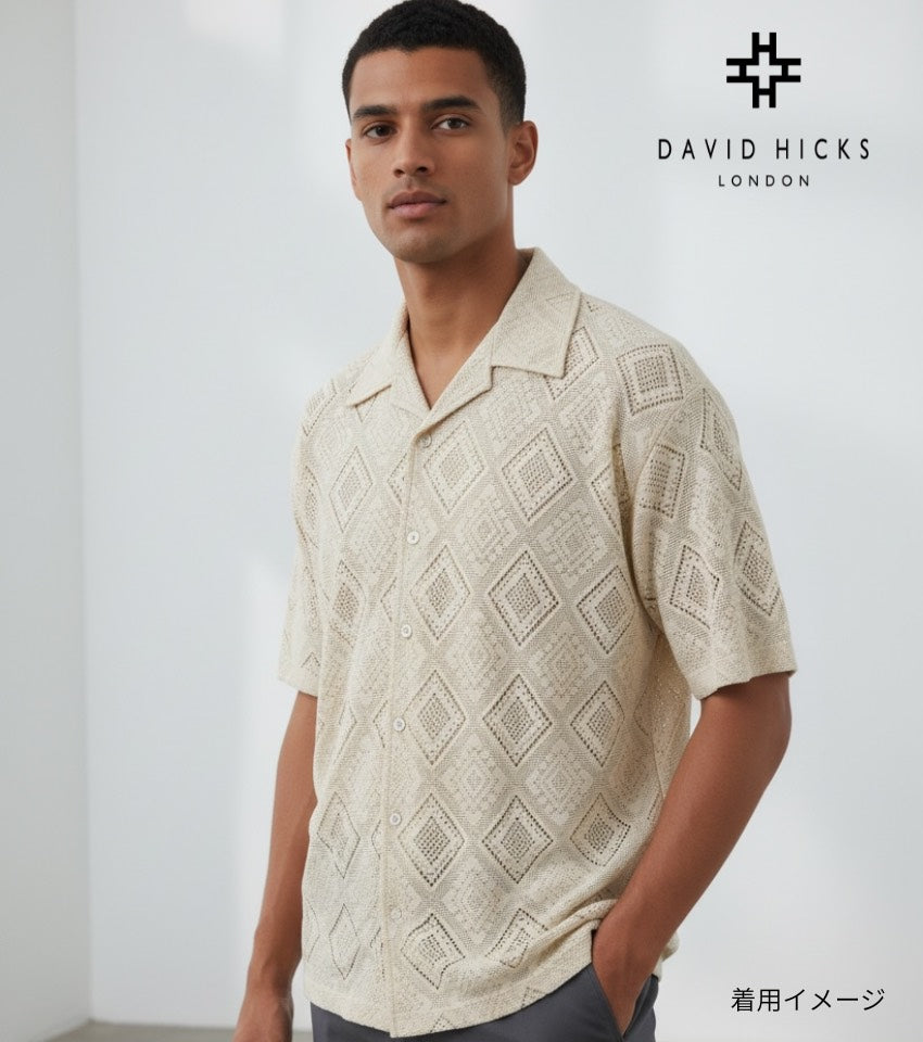 ＜新作＞メッシュOPシャツ【デービッドヒックス】