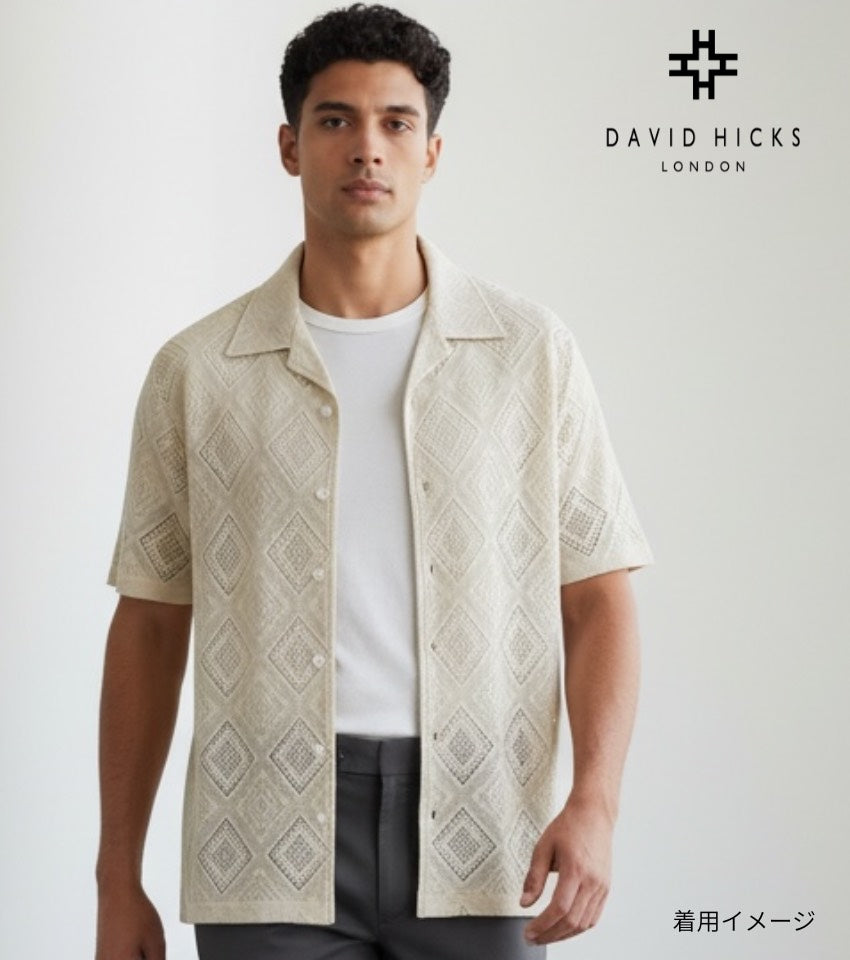 ＜新作＞メッシュOPシャツ【デービッドヒックス】