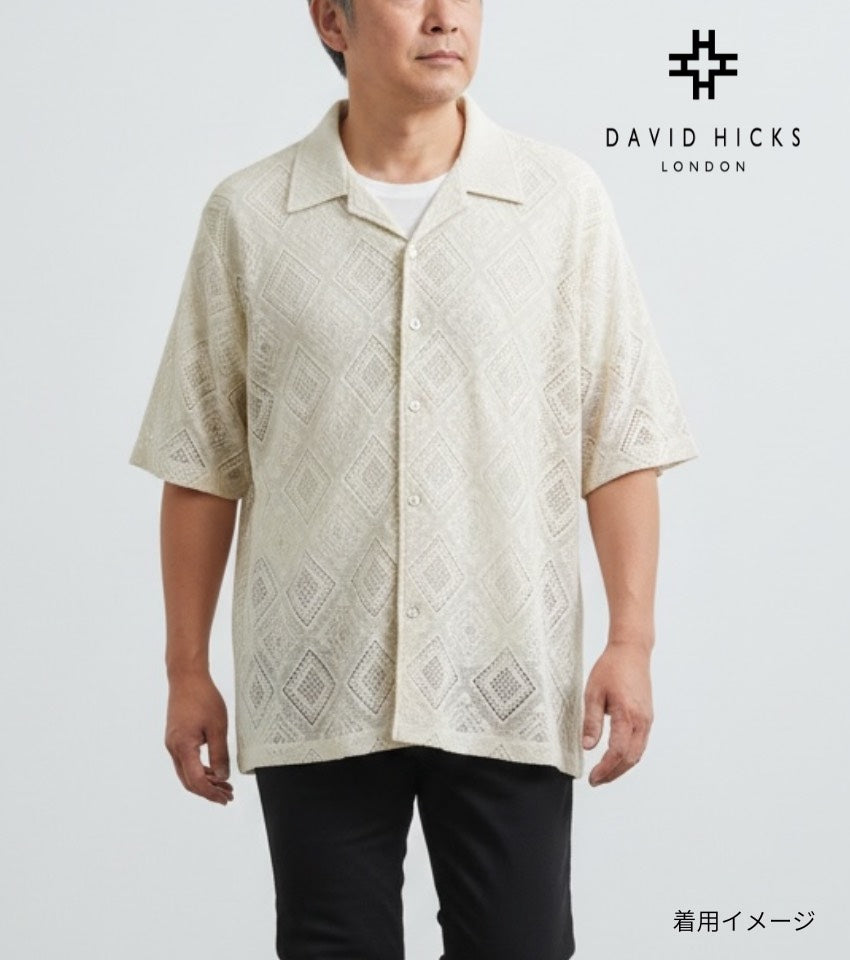 ＜新作＞メッシュOPシャツ【デービッドヒックス】