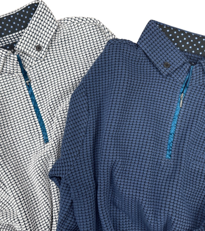 〈新作〉ドンキー衿ハーフジップ【デービッドヒックス】