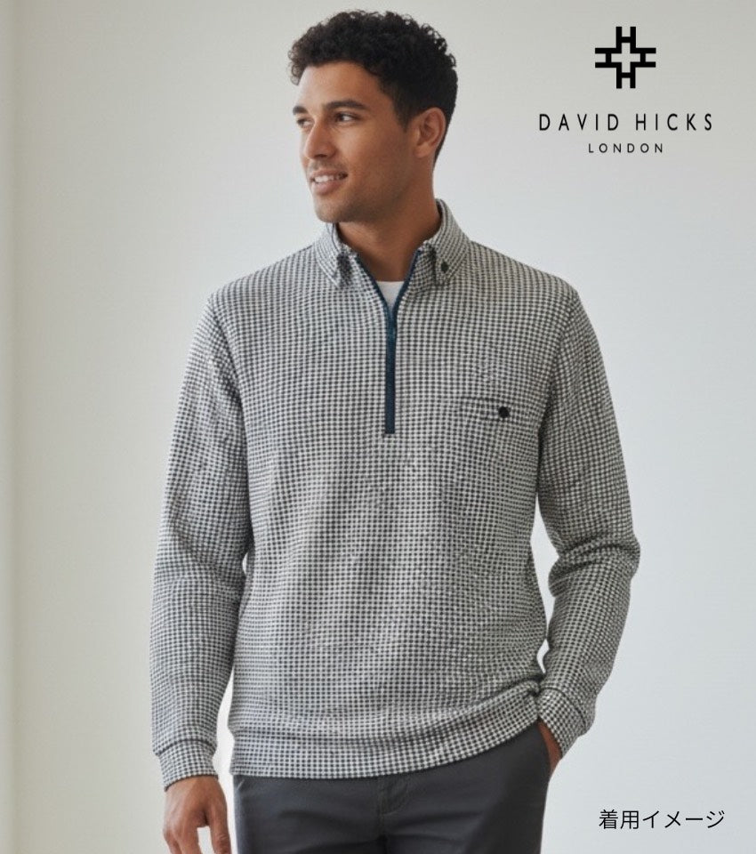 〈新作〉ドンキー衿ハーフジップ【デービッドヒックス】