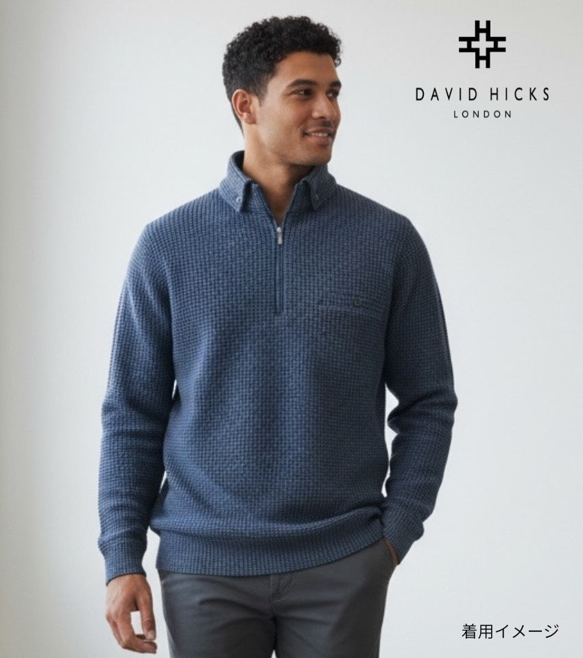 〈新作〉ドンキー衿ハーフジップ【デービッドヒックス】