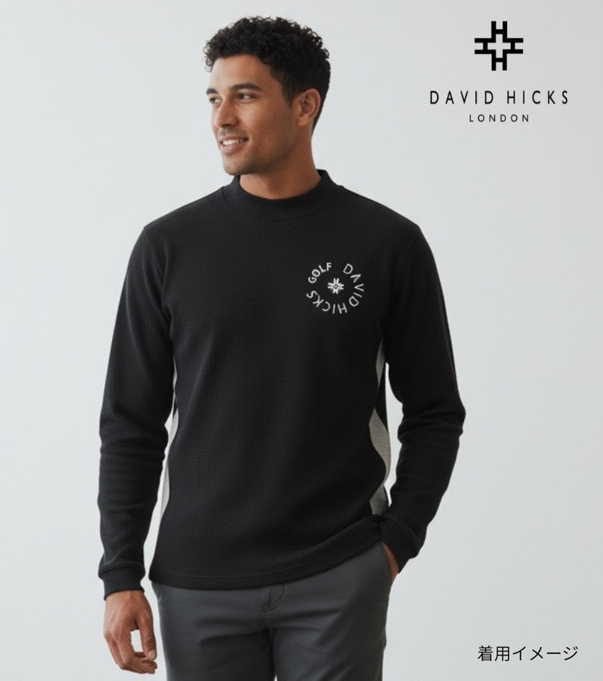 〈新作〉GOLFモックネック プルオーバー【デービッドヒックス】