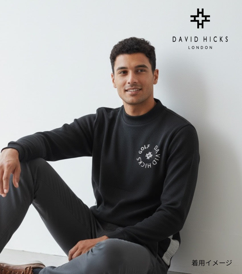 〈新作〉GOLFモックネック プルオーバー【デービッドヒックス】