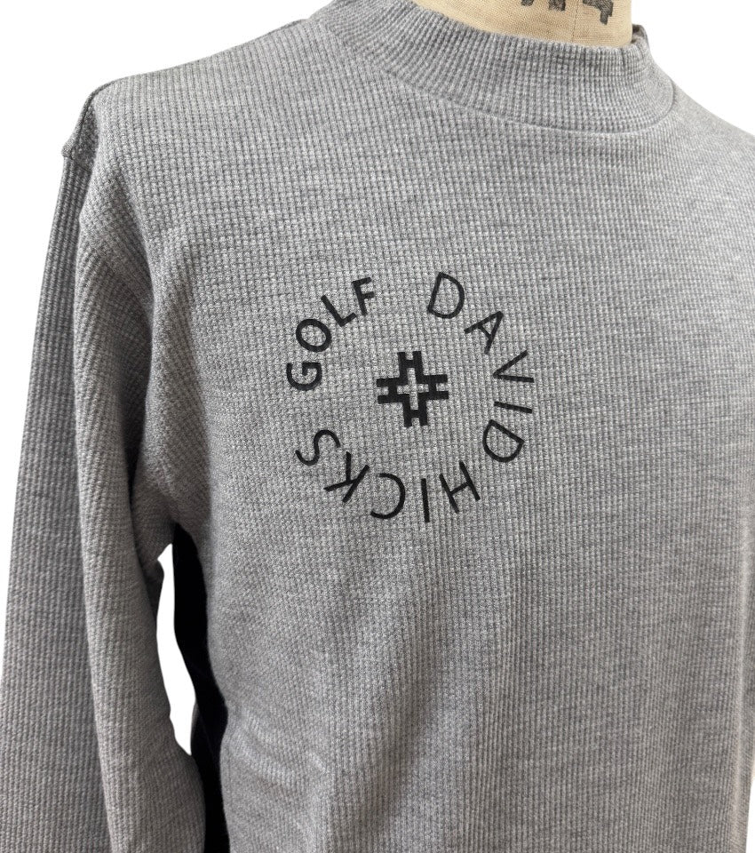 〈新作〉GOLFモックネック プルオーバー【デービッドヒックス】