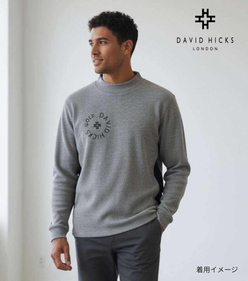 〈新作〉GOLFモックネック プルオーバー【デービッドヒックス】