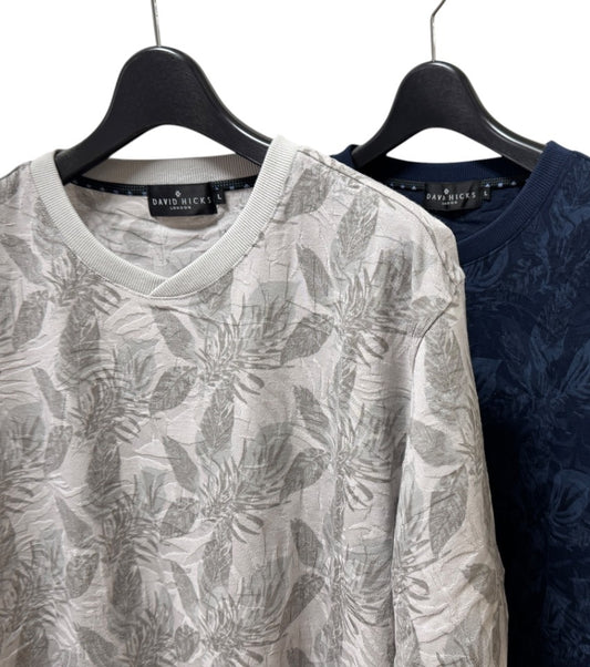 ＜新作＞ボタニカルJQプリントTシャツ【デービッドヒックス】