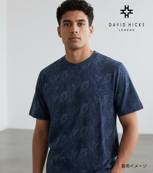 ＜新作＞ボタニカルJQプリントTシャツ【デービッドヒックス】