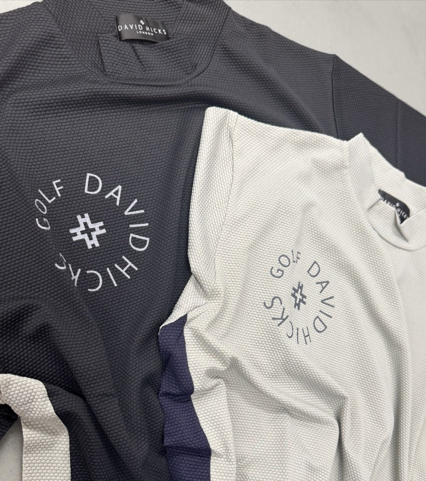 ＜新作＞GOLFモックネック半袖T【デービッドヒックス】