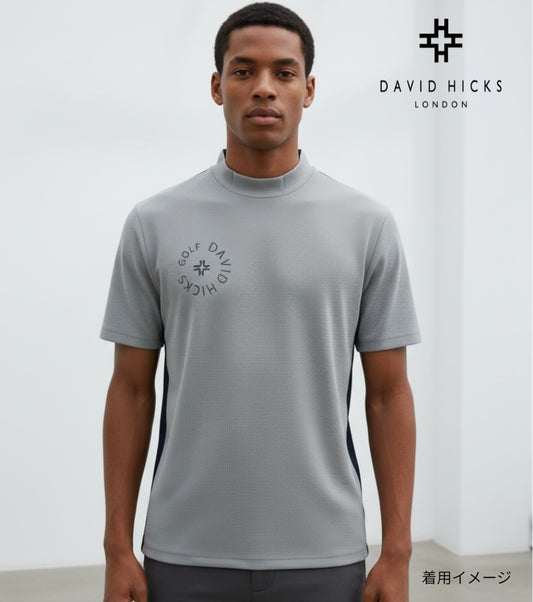 <新作>GOLFモックネック半袖T【デービッドヒックス】