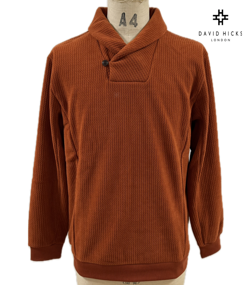 <新作> リラックスショールトレーナー【デービッドヒックス】