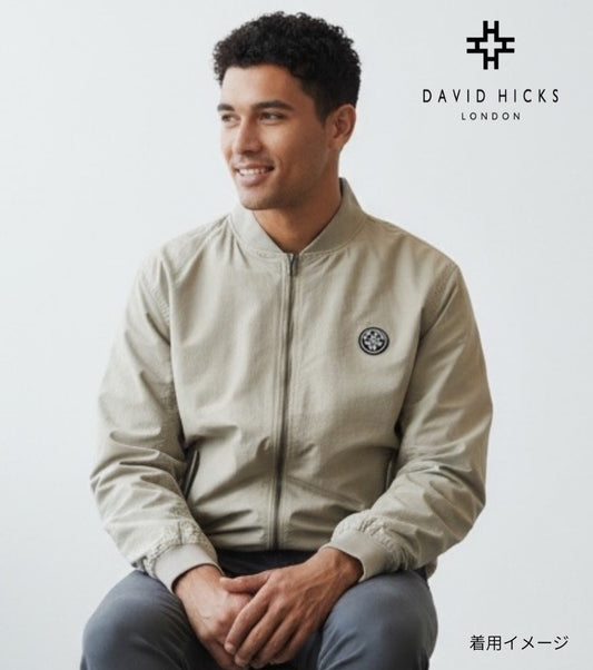 <新作>ワッペンブルゾン【デービッドヒックス】