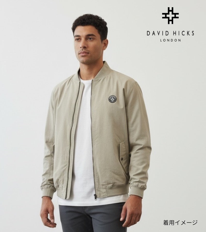 〈新作〉ワッペンブルゾン【デービッドヒックス】