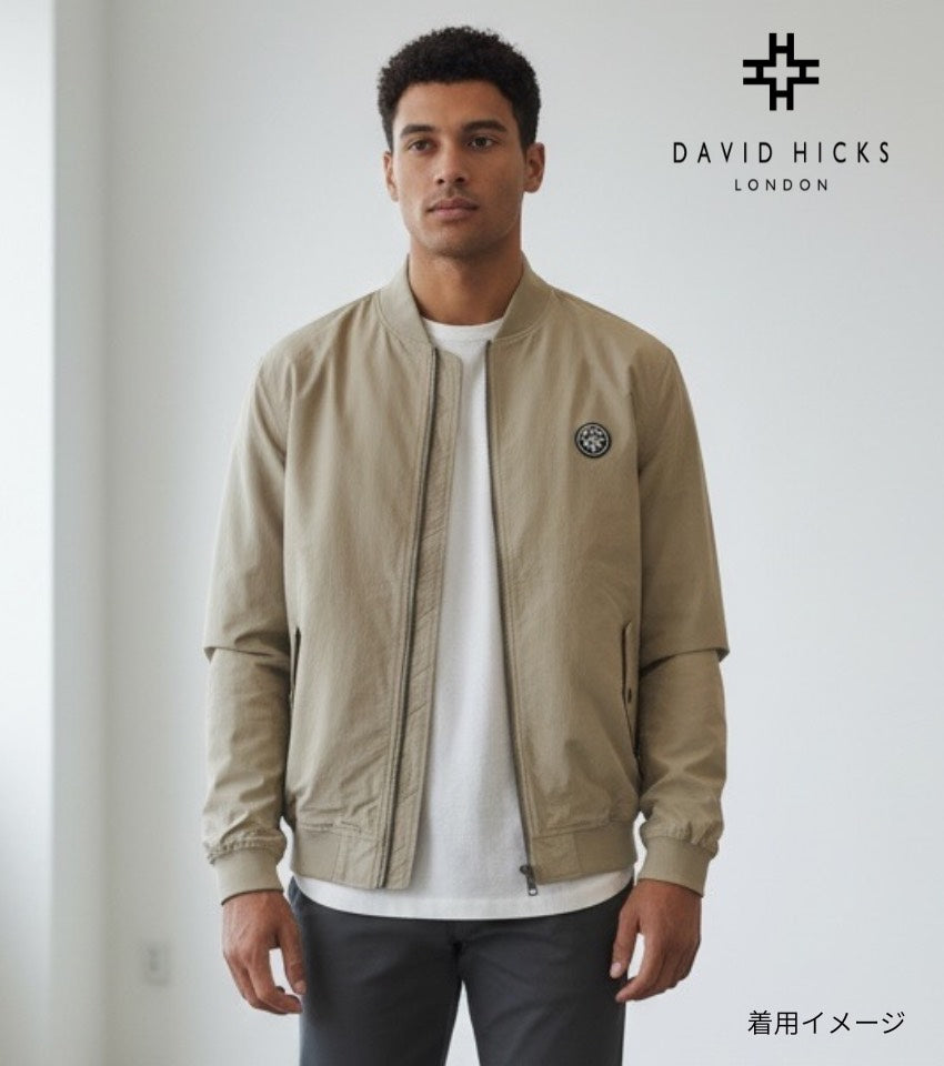 〈新作〉ワッペンブルゾン【デービッドヒックス】