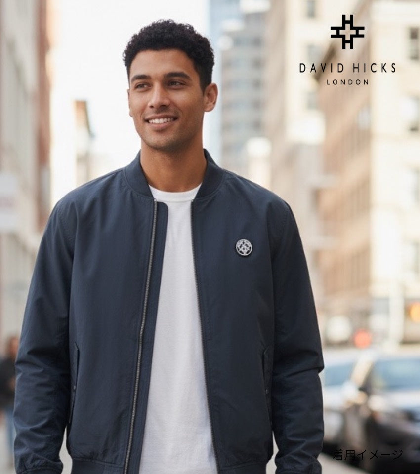 〈新作〉ワッペンブルゾン【デービッドヒックス】