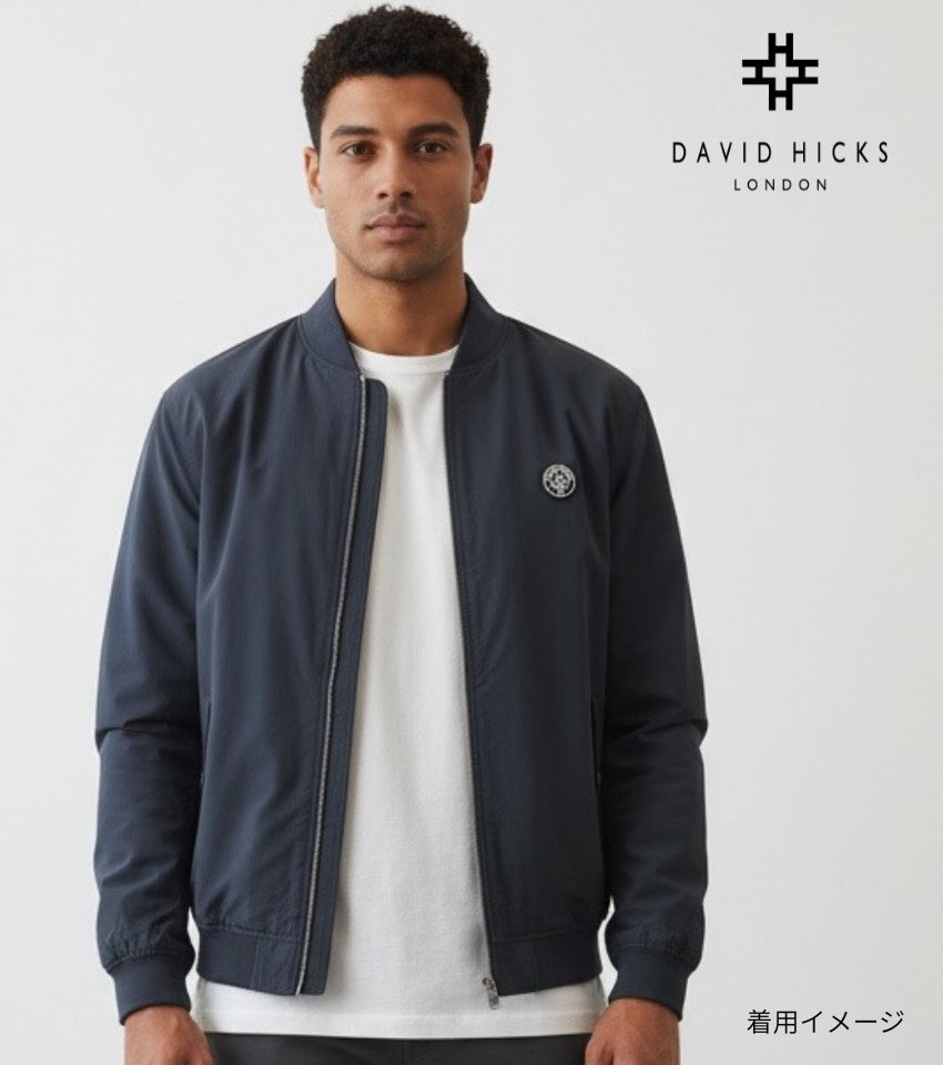 〈新作〉ワッペンブルゾン【デービッドヒックス】
