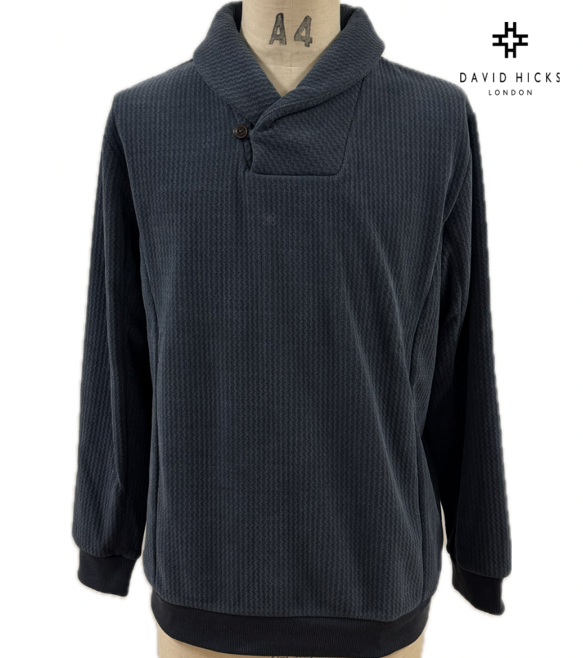 <新作> リラックスショールトレーナー【デービッドヒックス】