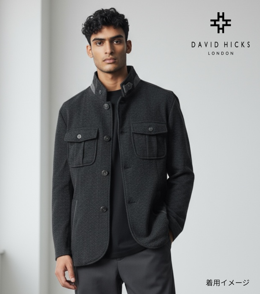 <新作> 格子柄起毛フィールドJK【デービッドヒックス】