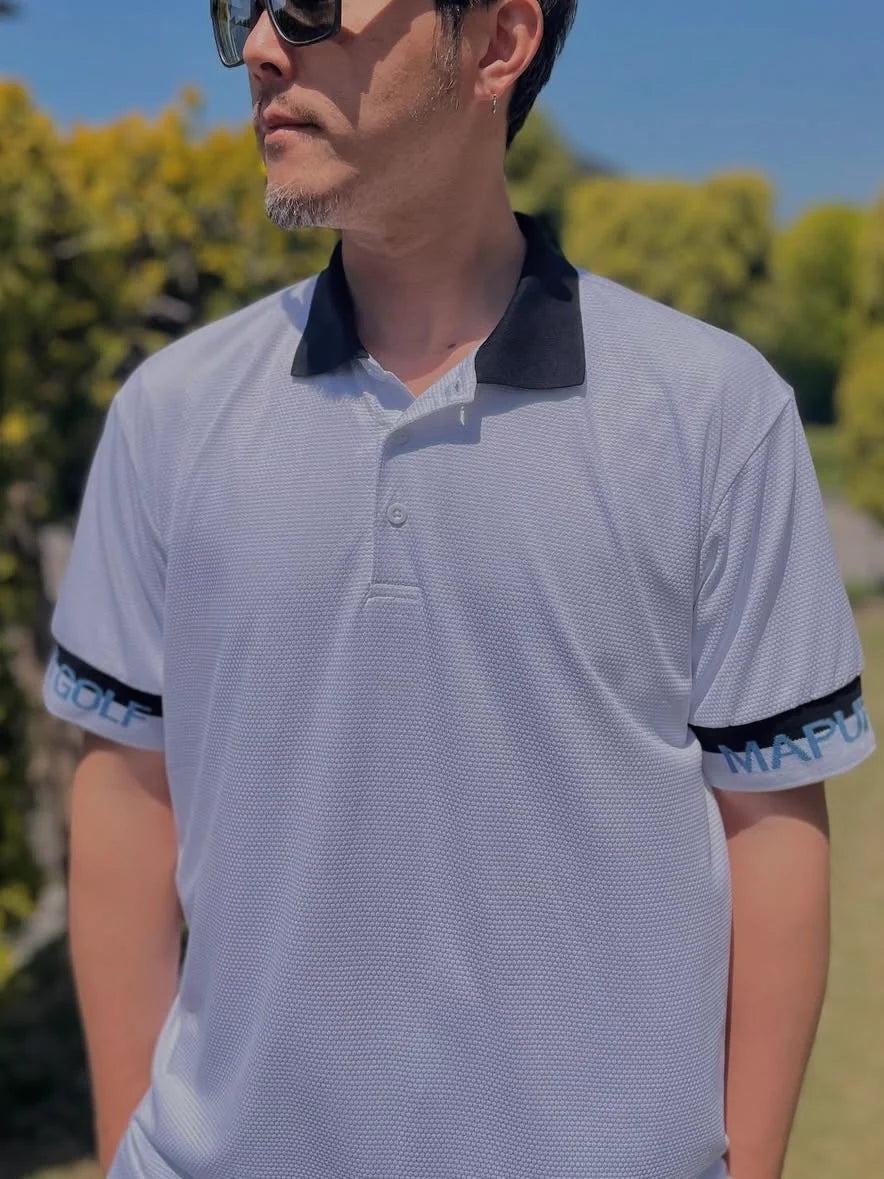 ＜GOLF＞ストレッチ半袖ポロシャツ【MM-1002】