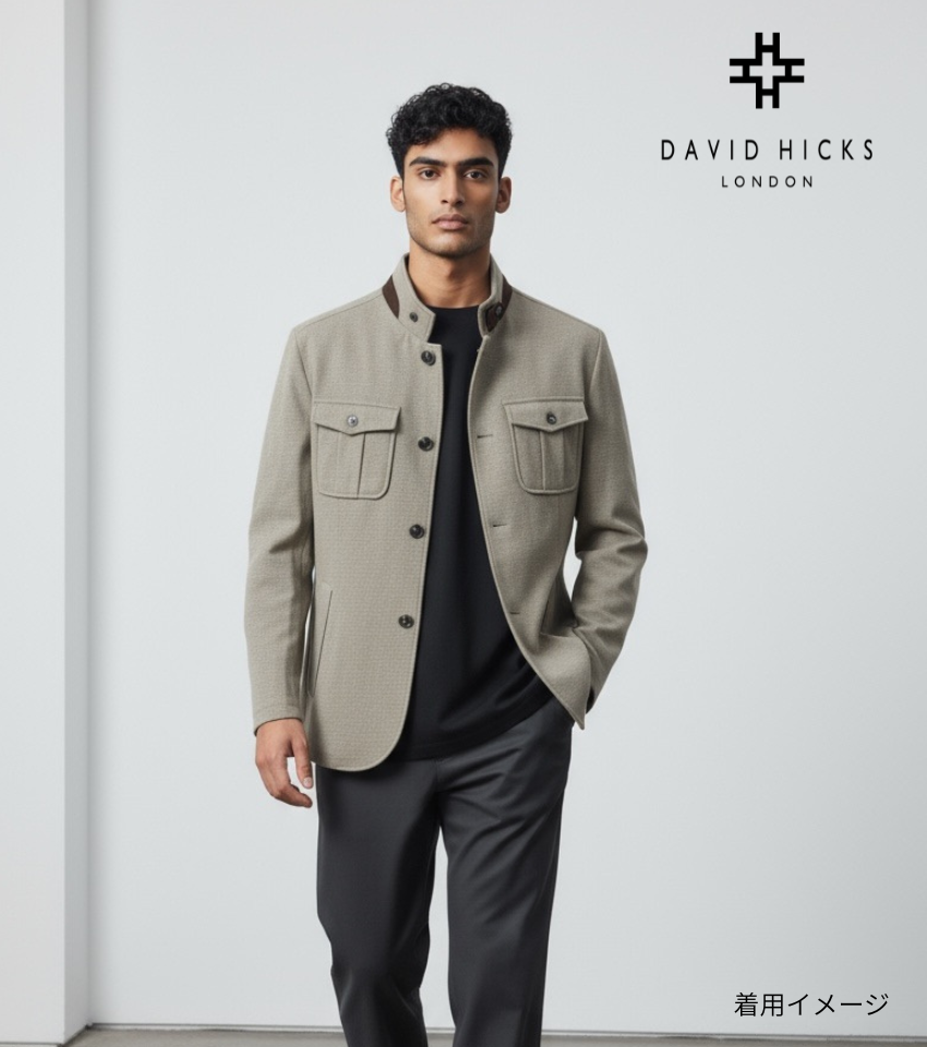 <新作> 格子柄起毛フィールドJK【デービッドヒックス】