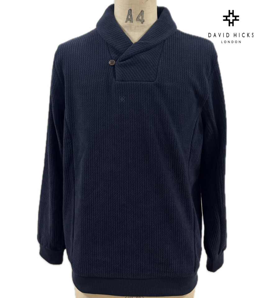 <新作> リラックスショールトレーナー【デービッドヒックス】