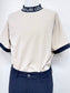＜GOLF＞リブ配色なめらかモックネックTシャツ【MU-1001】