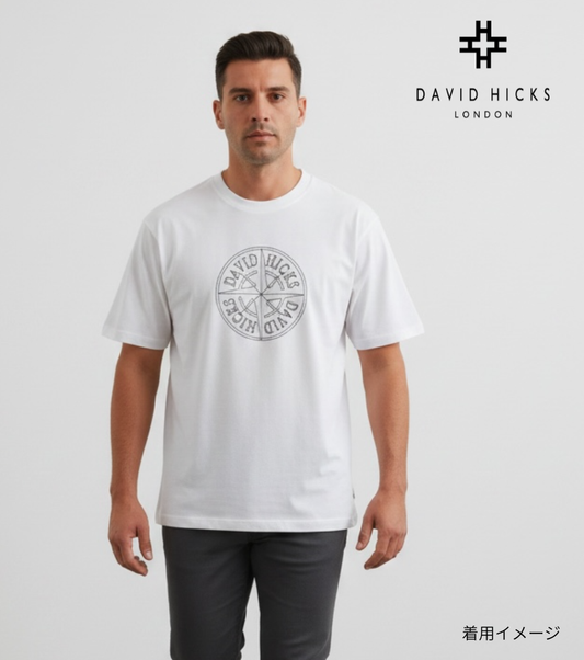 ＜新作＞刺繍ロゴシャツ【デービッドヒックス】