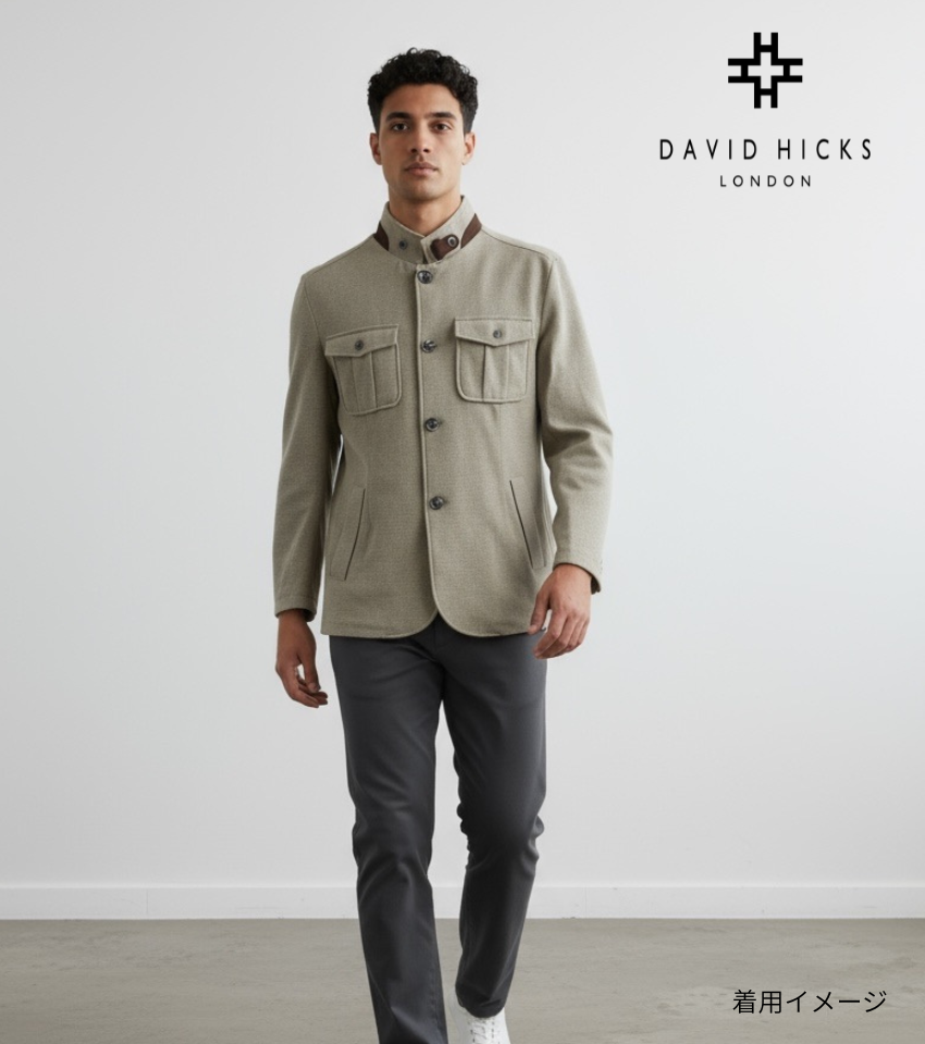 <新作> 格子柄起毛フィールドJK【デービッドヒックス】