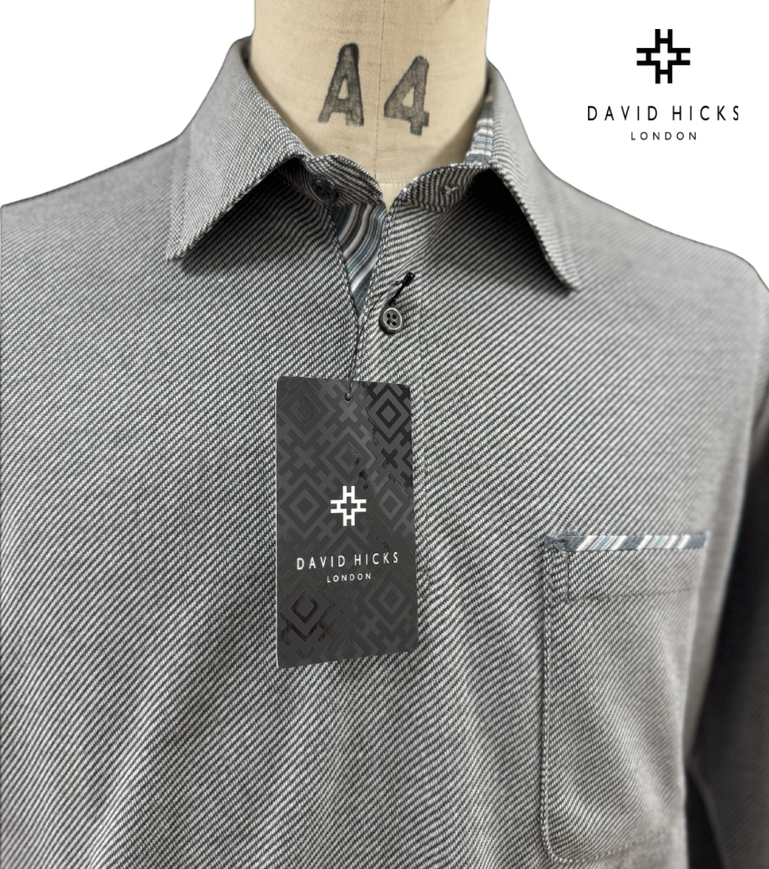 <新作> カルゼポロシャツ 【デービッドヒックス】