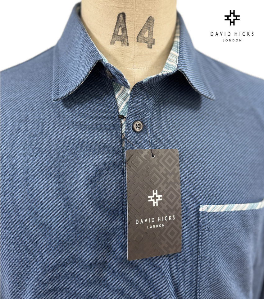 <新作> カルゼポロシャツ 【デービッドヒックス】