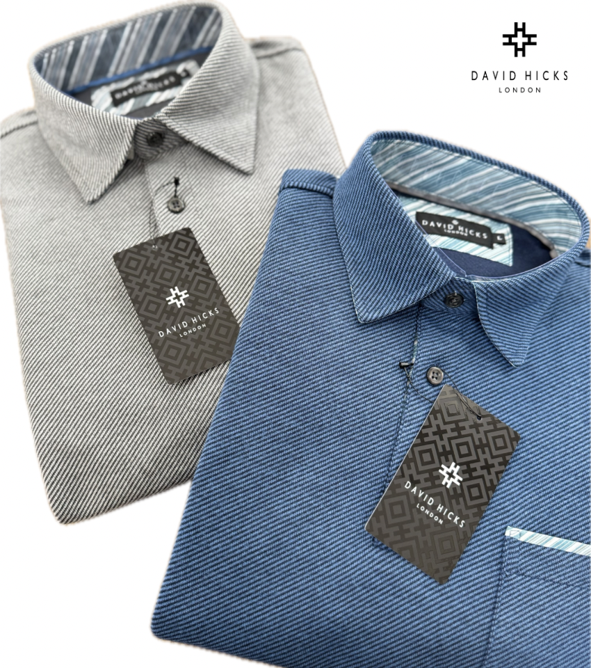 <新作> カルゼポロシャツ 【デービッドヒックス】