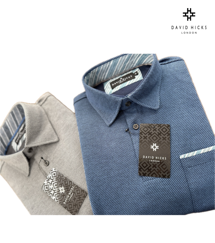 <新作> カルゼポロシャツ 【デービッドヒックス】