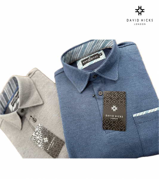 <新作> カルゼポロシャツ 【デービッドヒックス】