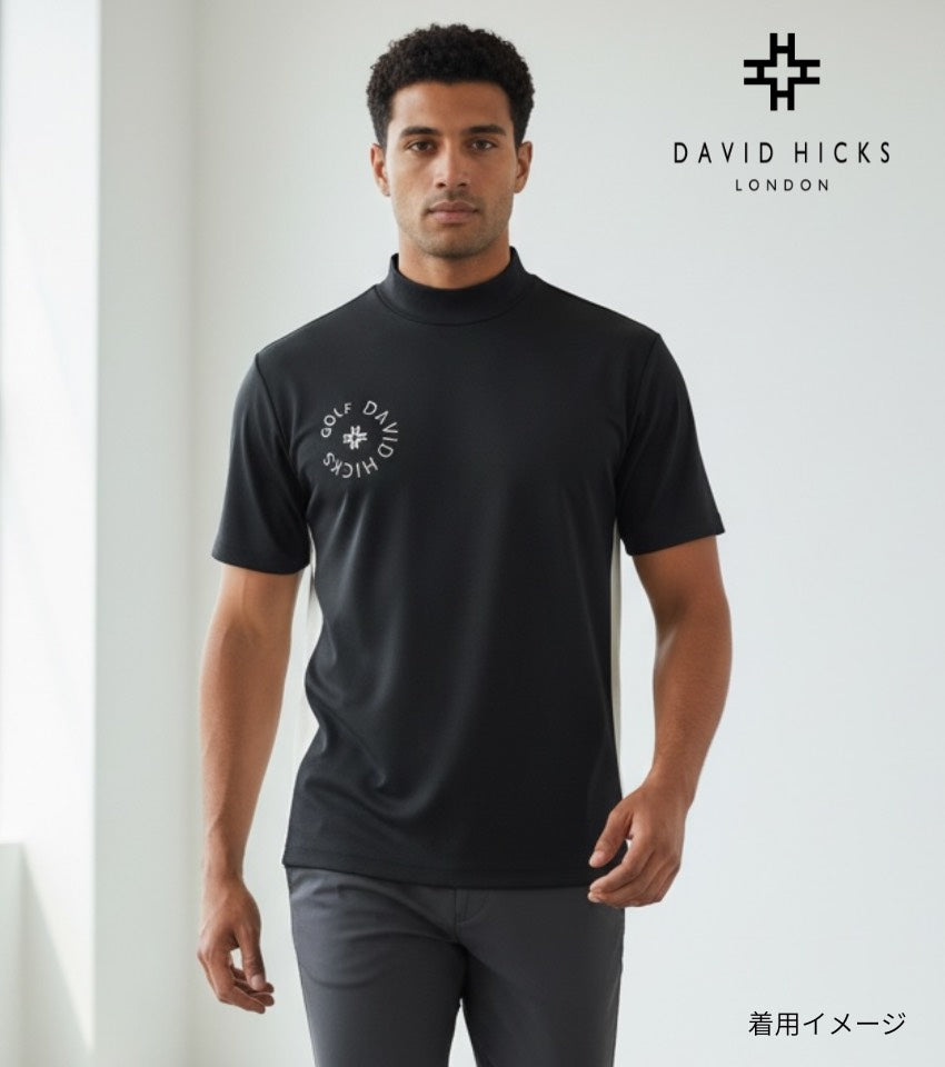 ＜新作＞GOLFモックネック半袖T【デービッドヒックス】