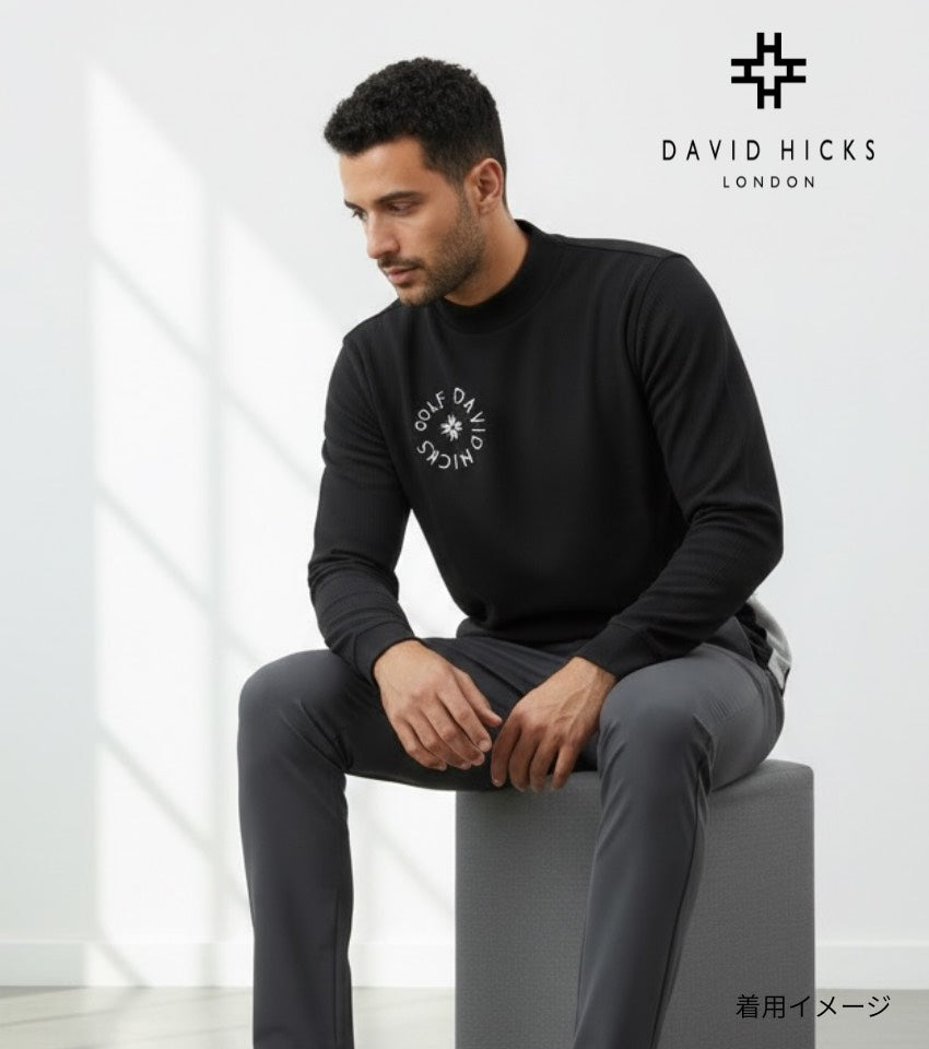 ＜新作＞ GOLFモックネック プルオーバー【デービッドヒックス】